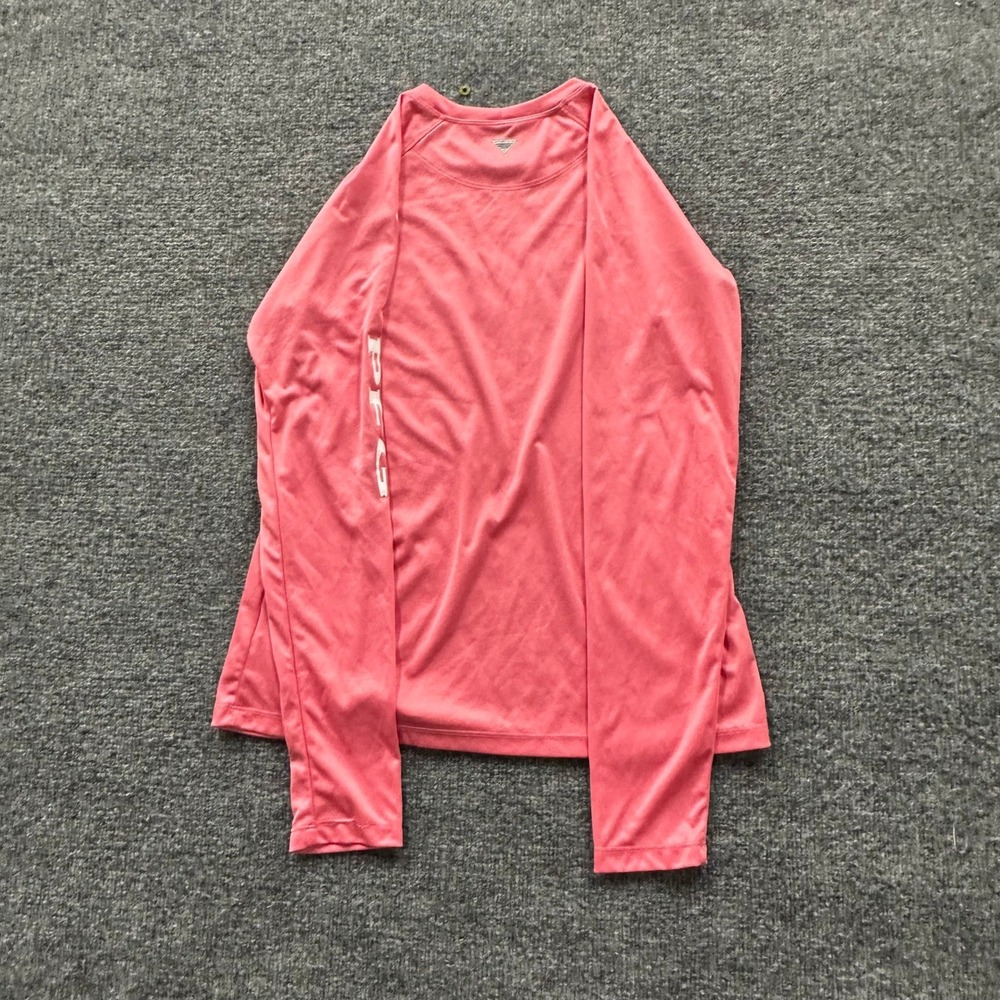 Columbia Shirt Womens Size S Pink PFG Omni-Shade Long Sleeve Athletic Fishing - Picture 6 of 7